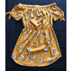 Off the shoulder dress